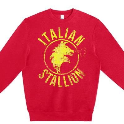 Rocky Italian Stallion Horse Premium Crewneck Sweatshirt