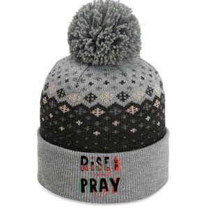 Rise And Pray Luke 22:16 The Baniff Cuffed Pom Beanie