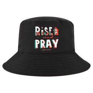 Rise And Pray Luke 22:16 Cool Comfort Performance Bucket Hat