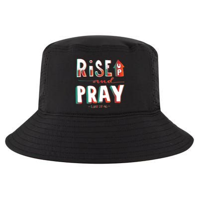 Rise And Pray Luke 22:16 Cool Comfort Performance Bucket Hat