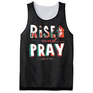 Rise And Pray Luke 22:16 Mesh Reversible Basketball Jersey Tank