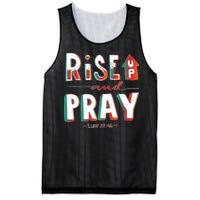 Rise And Pray Luke 22:16 Mesh Reversible Basketball Jersey Tank