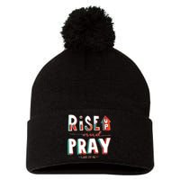 Rise And Pray Luke 22:16 Pom Pom 12in Knit Beanie