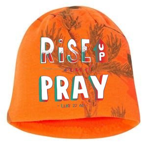 Rise And Pray Luke 22:16 Kati - Camo Knit Beanie