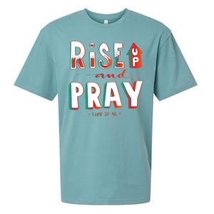 Rise And Pray Luke 22:16 Sueded Cloud Jersey T-Shirt