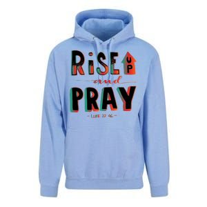 Rise And Pray Luke 22:16 Unisex Surf Hoodie