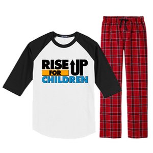 Rise Up For The Children Raglan Sleeve Pajama Set