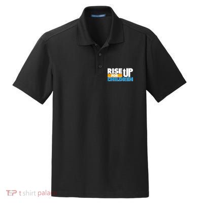 Rise Up For The Children Dry Zone Grid Polo