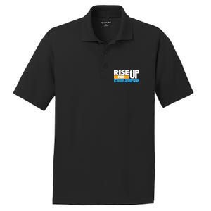 Rise Up For The Children PosiCharge RacerMesh Polo