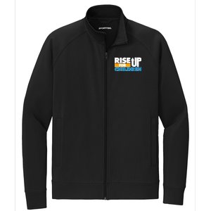 Rise Up For The Children Stretch Full-Zip Cadet Jacket