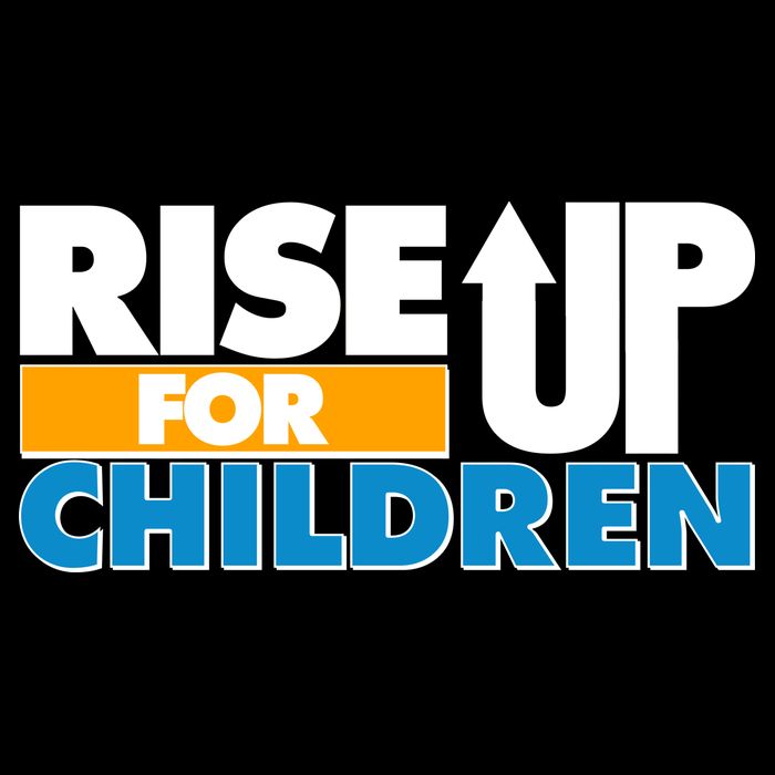 Rise Up For The Children Cropped Pullover Crew
