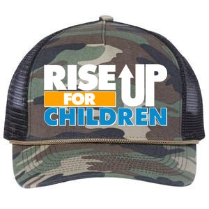 Rise Up For The Children Retro Rope Trucker Hat Cap