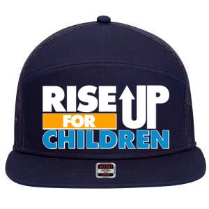 Rise Up For The Children 7 Panel Mesh Trucker Snapback Hat