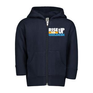 Rise Up For The Children Toddler Zip Fleece Hoodie