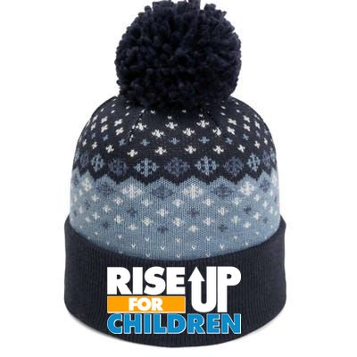 Rise Up For The Children The Baniff Cuffed Pom Beanie