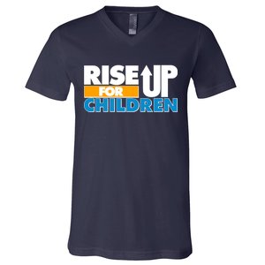 Rise Up For The Children V-Neck T-Shirt