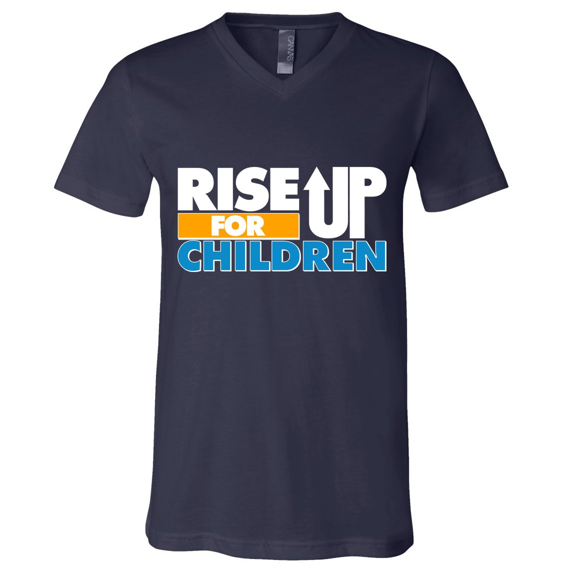 Rise Up For The Children V-Neck T-Shirt