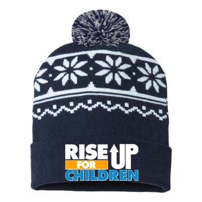 Rise Up For The Children USA-Made Snowflake Beanie