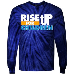 Rise Up For The Children Tie-Dye Long Sleeve Shirt