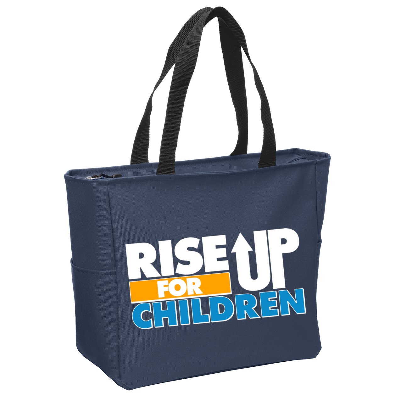 Rise Up For The Children Zip Tote Bag