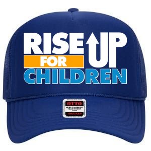 Rise Up For The Children High Crown Mesh Back Trucker Hat