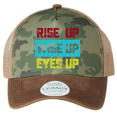 Rise Up Wise Up Eyes Up Legacy Tie Dye Trucker Hat
