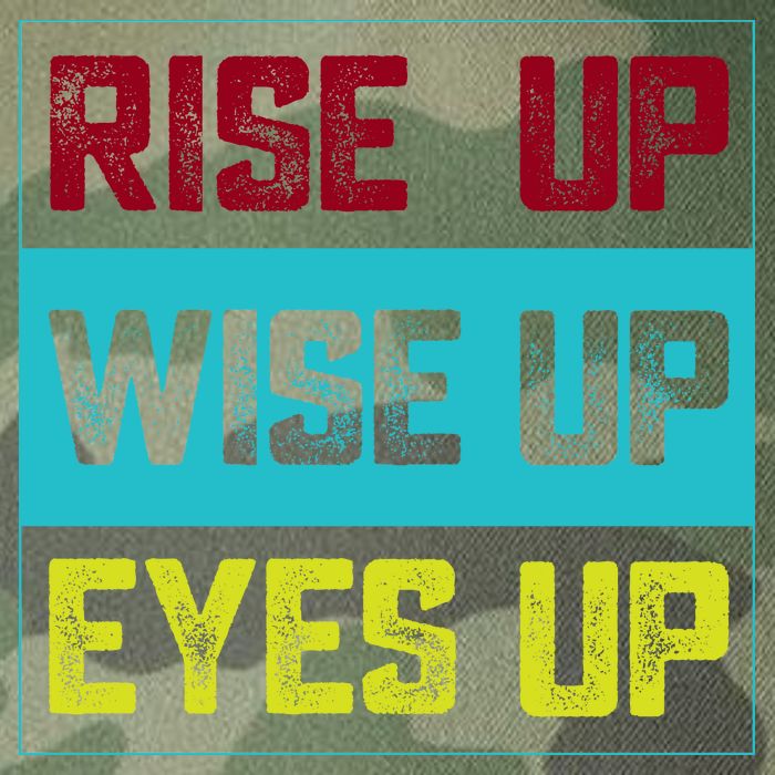 Rise Up Wise Up Eyes Up Legacy Tie Dye Trucker Hat