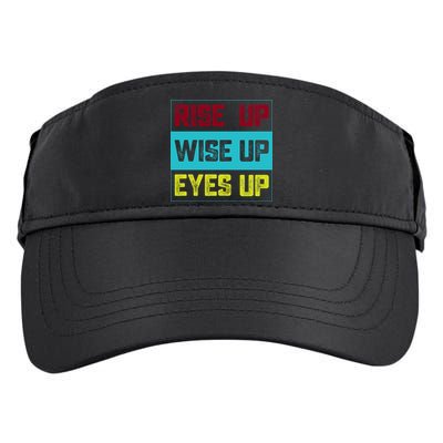Rise Up Wise Up Eyes Up Adult Drive Performance Visor