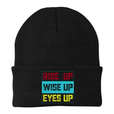 Rise Up Wise Up Eyes Up Beanie