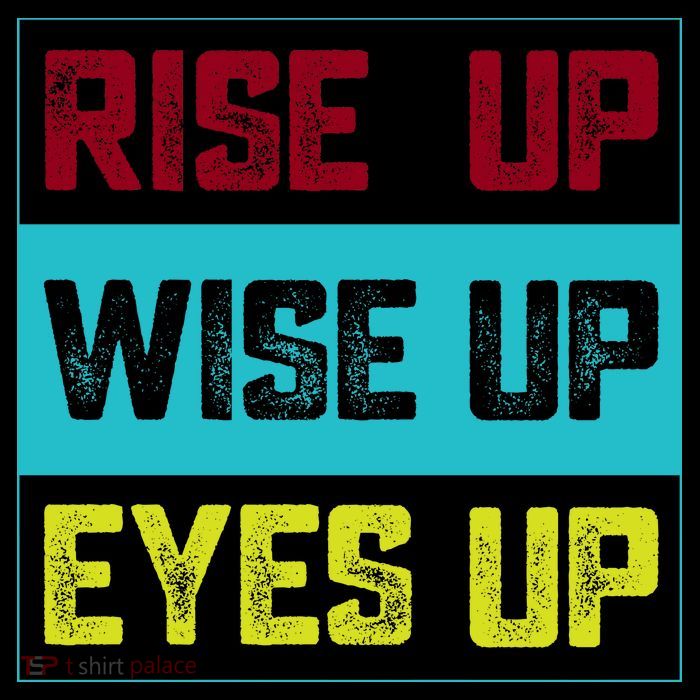 Rise Up Wise Up Eyes Up Sustainable Knit Beanie
