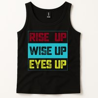 Rise Up Wise Up Eyes Up Tank Top