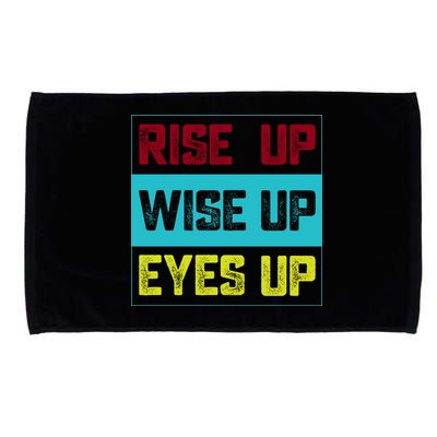Rise Up Wise Up Eyes Up Microfiber Hand Towel