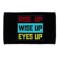 Rise Up Wise Up Eyes Up Microfiber Hand Towel