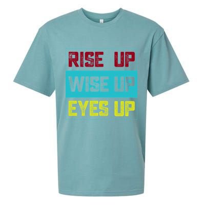 Rise Up Wise Up Eyes Up Sueded Cloud Jersey T-Shirt