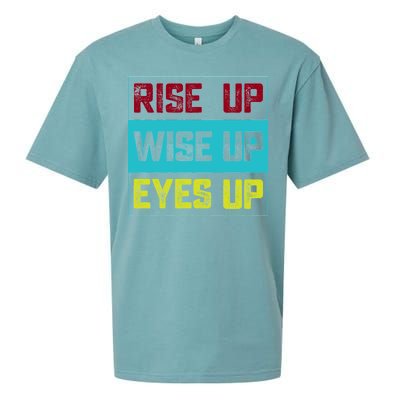 Rise Up Wise Up Eyes Up Sueded Cloud Jersey T-Shirt