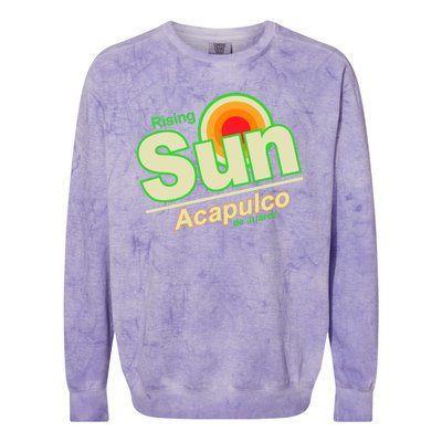 Rising Sun Acapulco Soda Colorblast Crewneck Sweatshirt