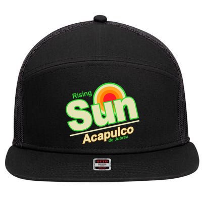 Rising Sun Acapulco Soda 7 Panel Mesh Trucker Snapback Hat