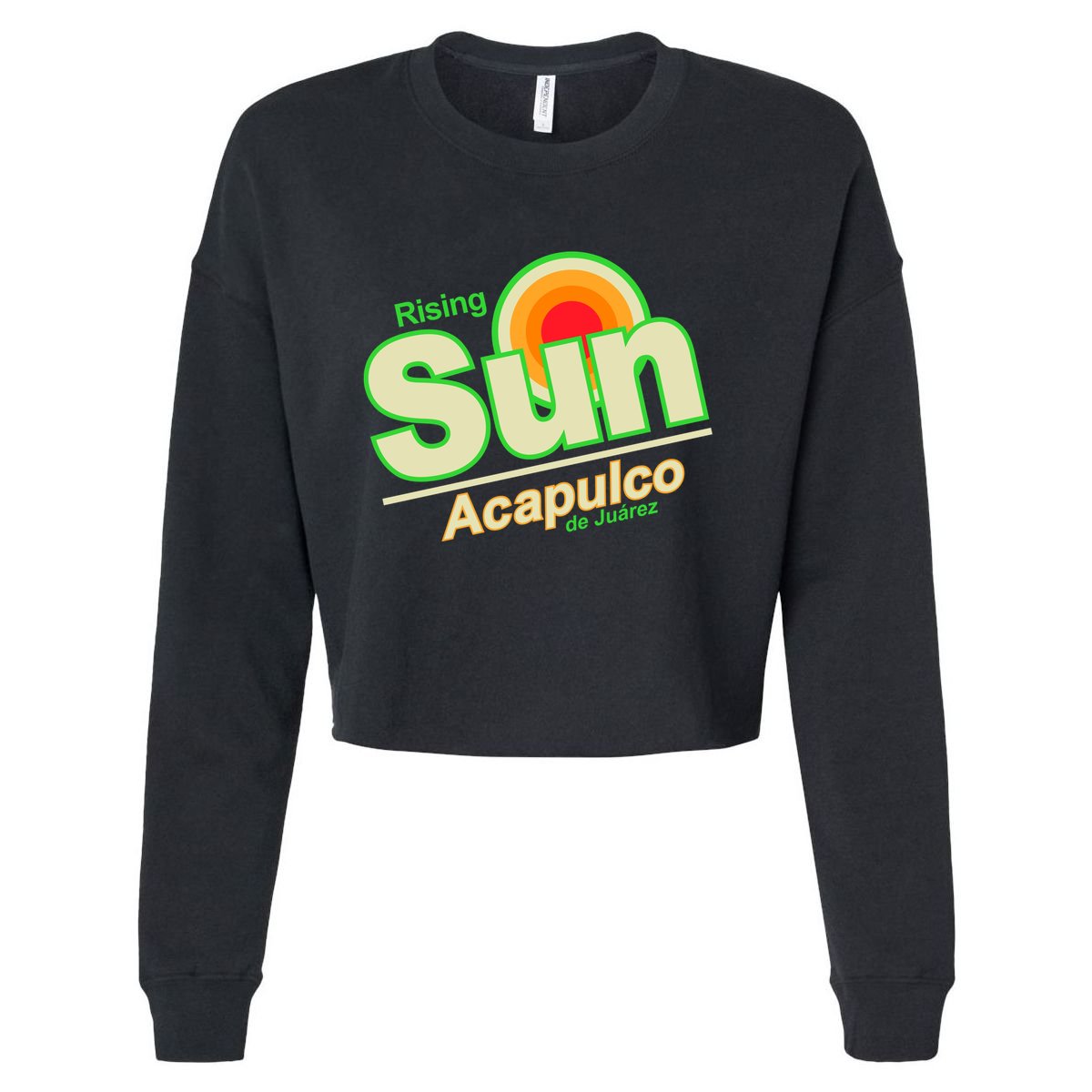Rising Sun Acapulco Soda Cropped Pullover Crew