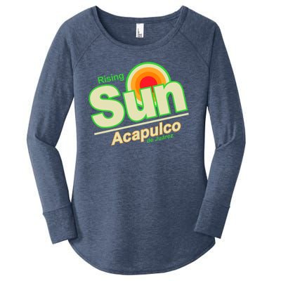 Rising Sun Acapulco Soda Women's Perfect Tri Tunic Long Sleeve Shirt