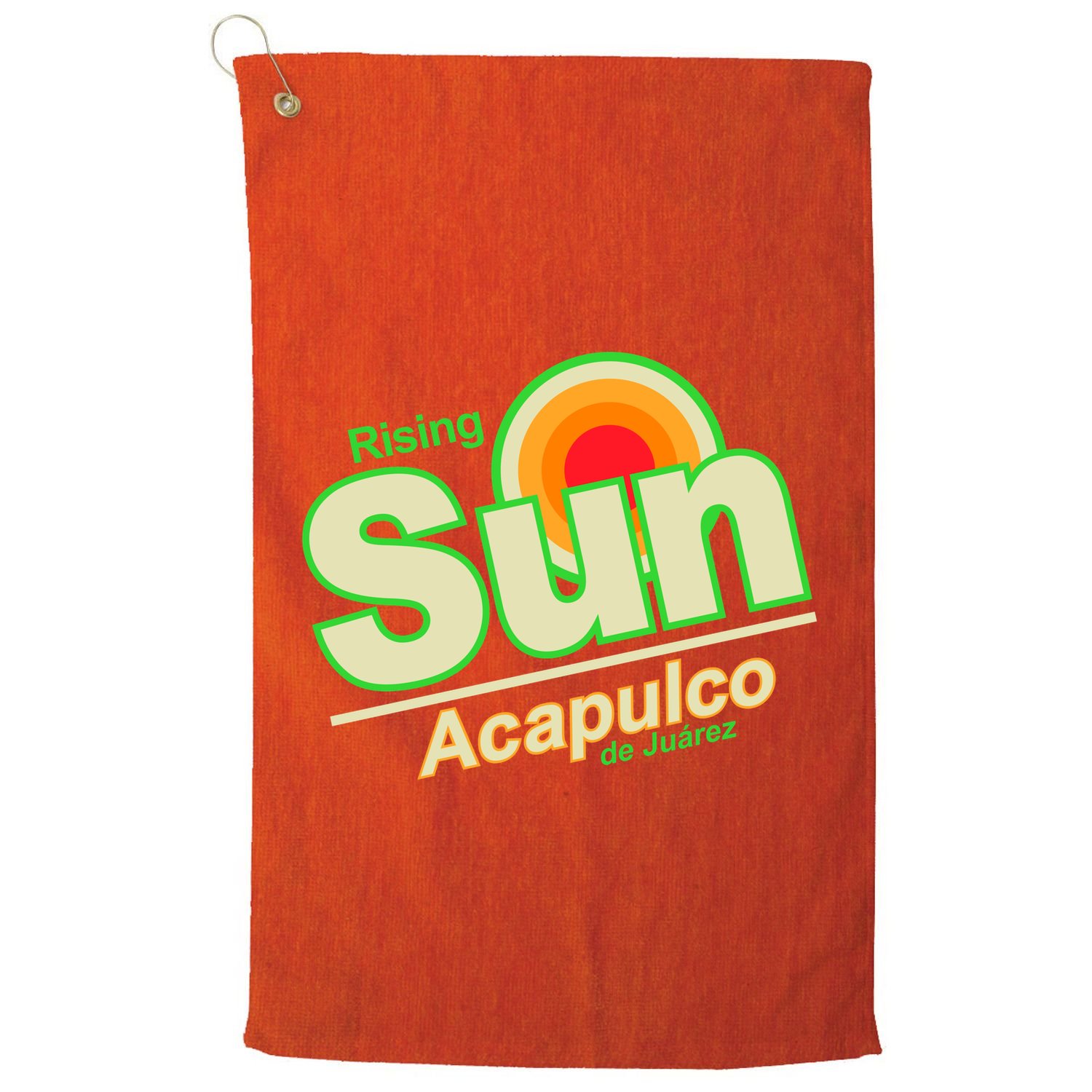 Rising Sun Acapulco Soda Golf Towel