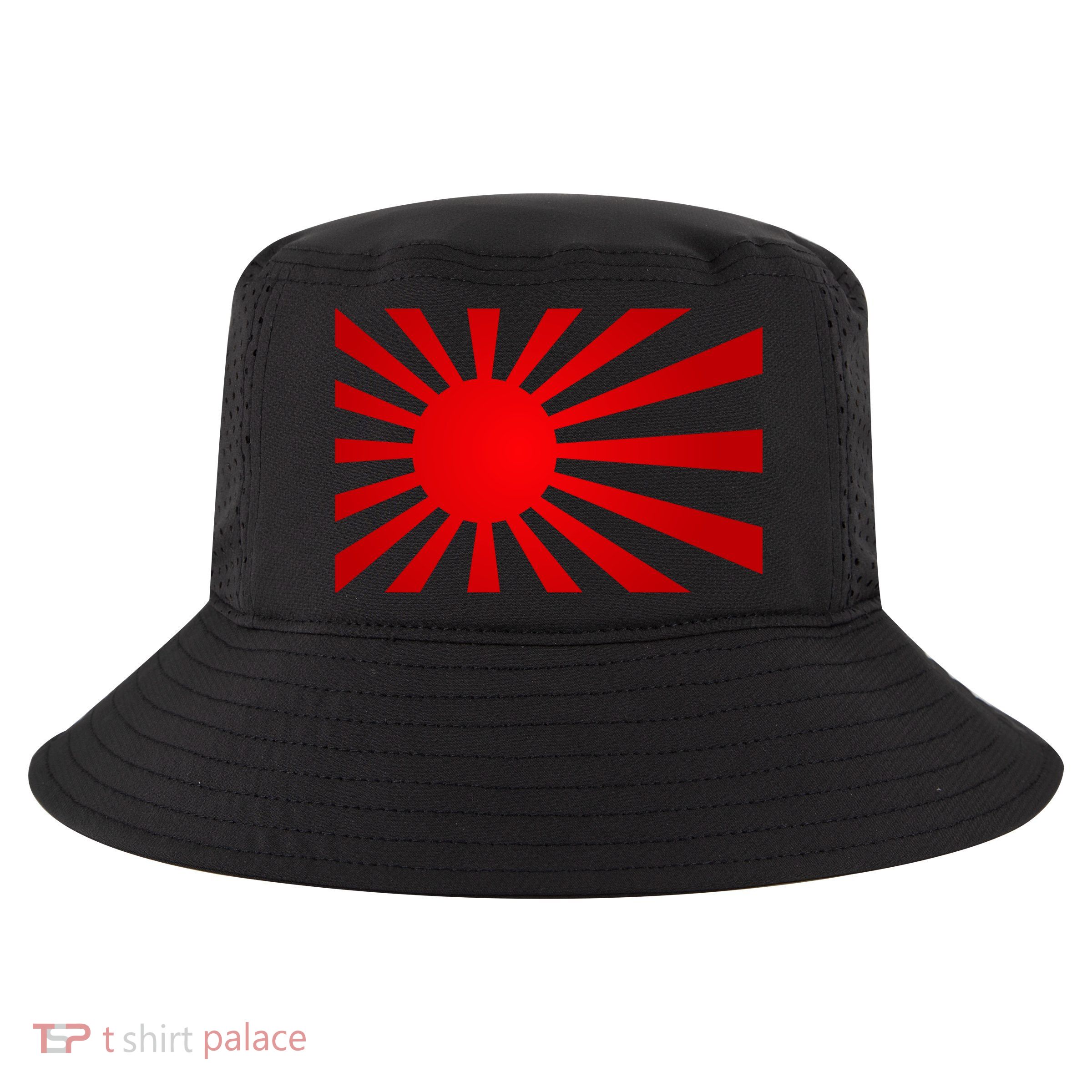 Rising Sun Flag Japan Cool Comfort Performance Bucket Hat
