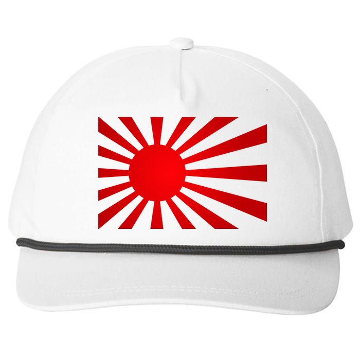 Rising Sun Flag Japan Snapback Five-Panel Rope Hat