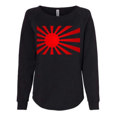 Rising Sun Flag Japan Womens California Wash Sweatshirt