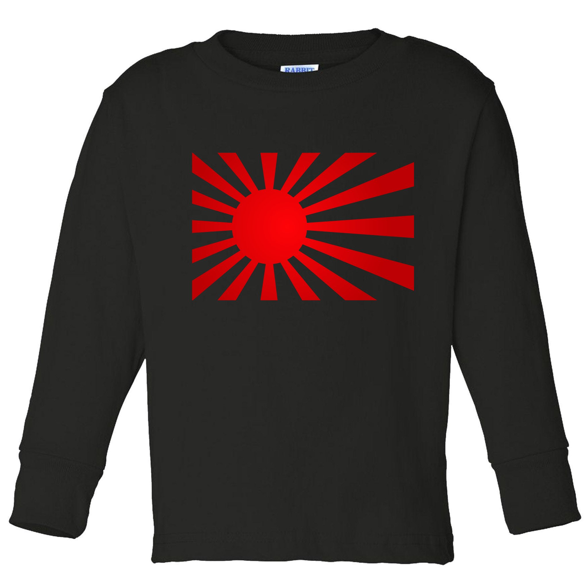 Rising Sun Flag Japan Toddler Long Sleeve Shirt