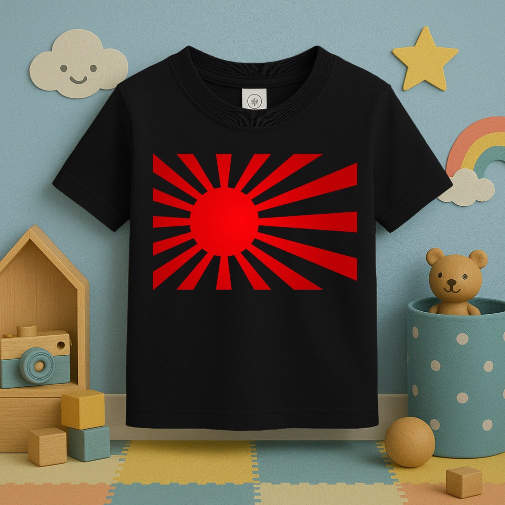 Rising Sun Flag Japan Toddler T-Shirt