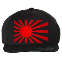 Rising Sun Flag Japan Wool Snapback Cap