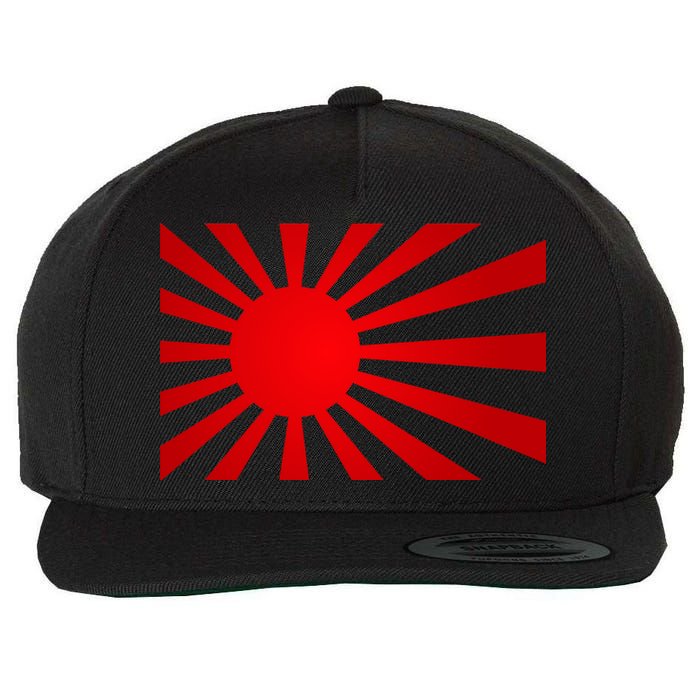 Rising Sun Flag Japan Wool Snapback Cap