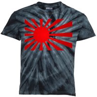 Rising Sun Flag Japan Kids Tie-Dye T-Shirt