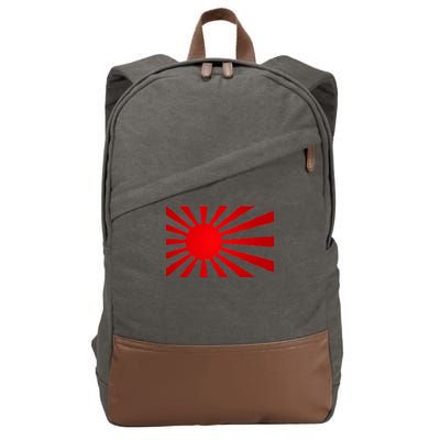 Rising Sun Flag Japan Cotton Canvas Backpack