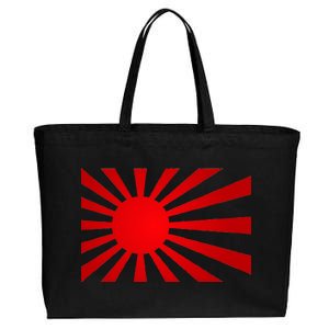 Rising Sun Flag Japan Cotton Canvas Jumbo Tote